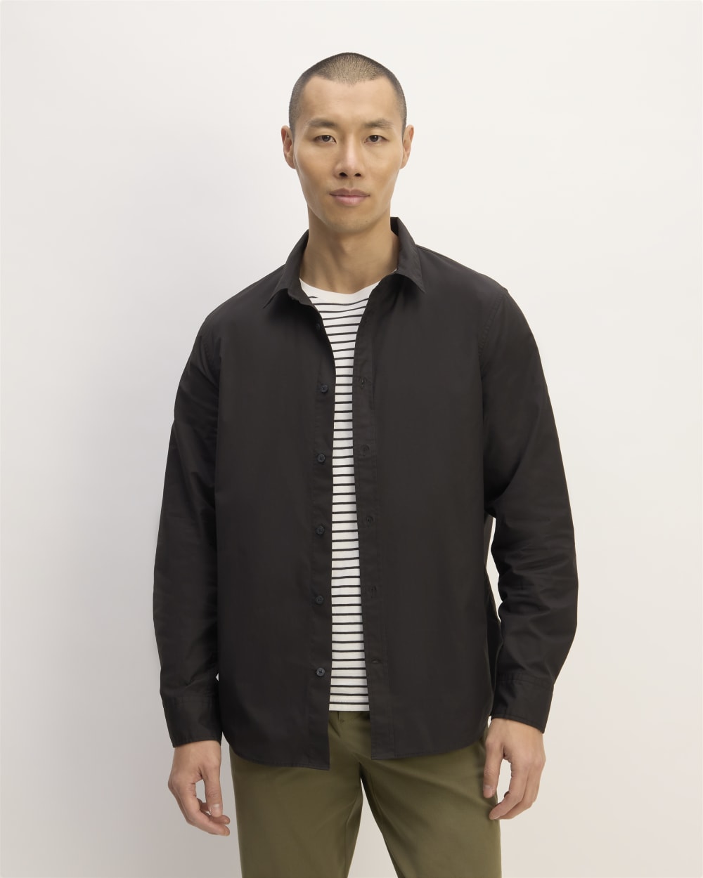 The Supima® Poplin Shirt | Black