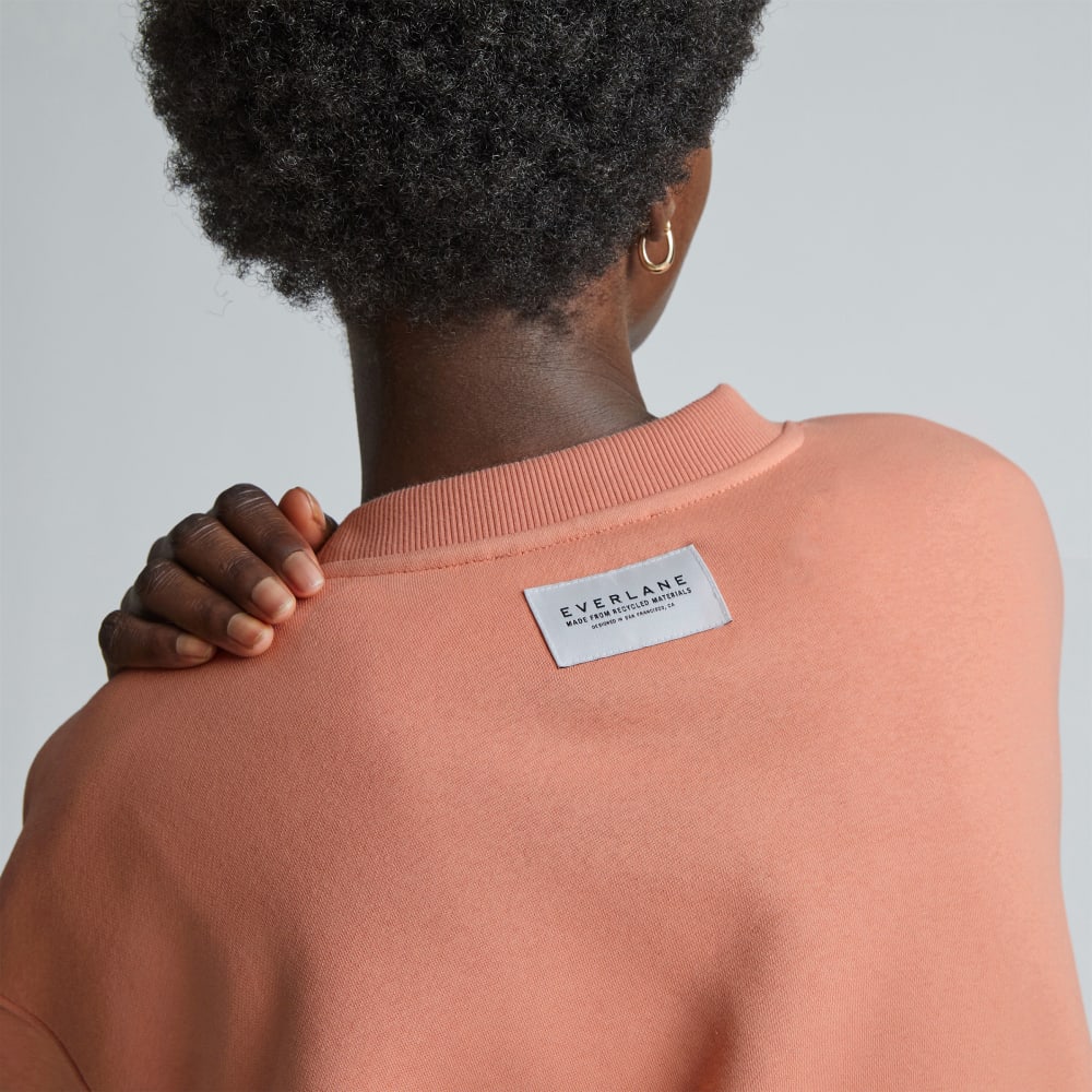 The ReTrack Oversized Crew | Light Rose