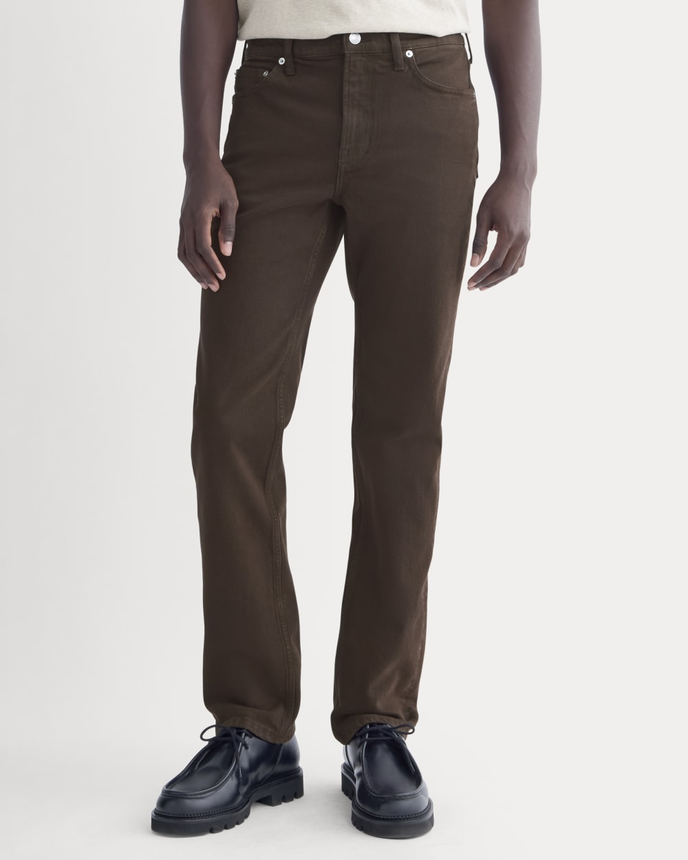 The Organic Cotton Straight-Leg Jean | Coffee Bean