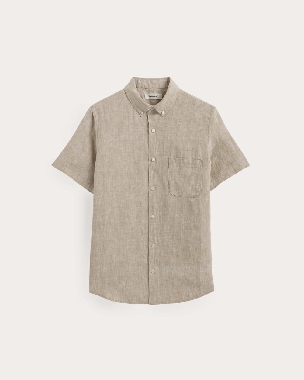 The Classic Short-Sleeve Shirt in Linen | Cornstalk Chambray
