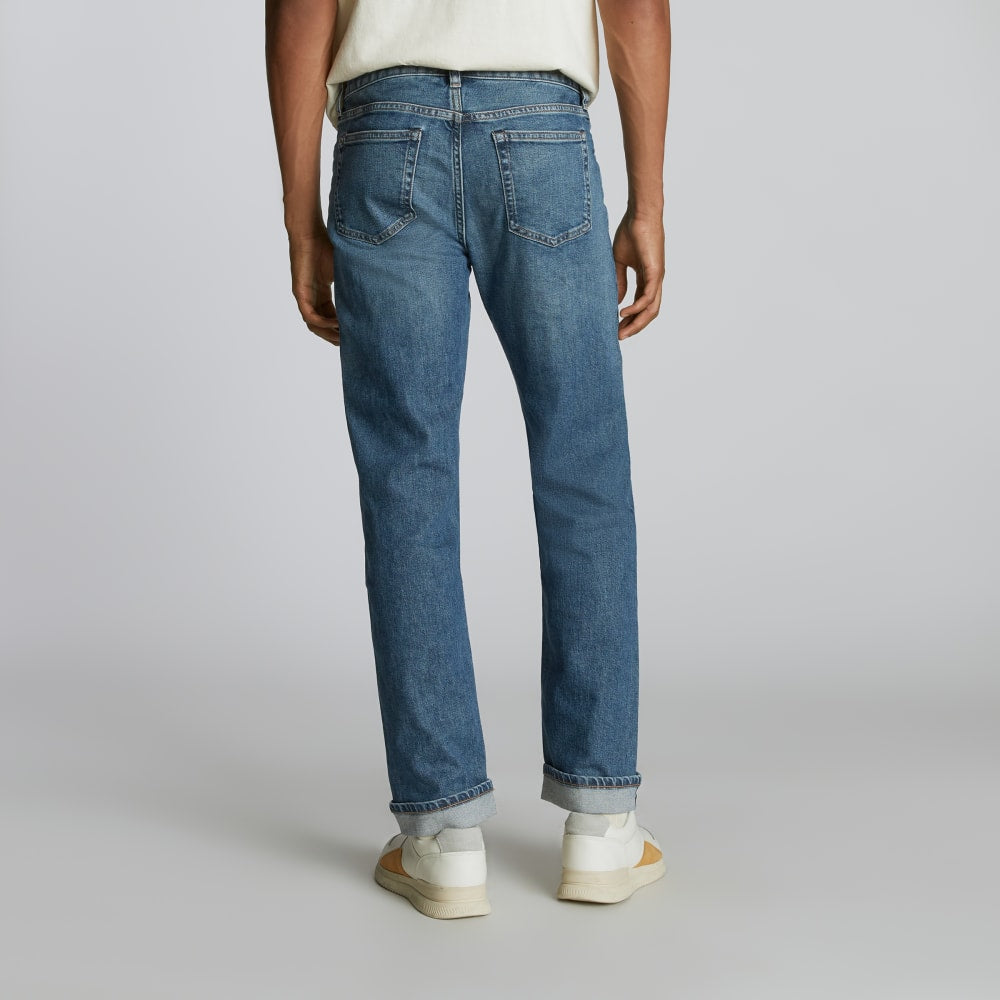 The Selvedge Straight Fit Jean | Vintage Blue Wash