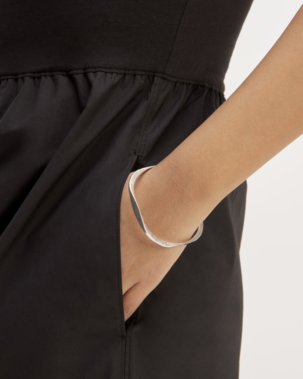 The Supima® High-Neck Riviera Dress | Black