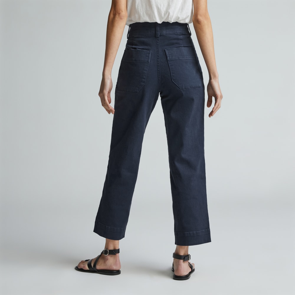 The Organic Straight-Leg Pant |  Navy