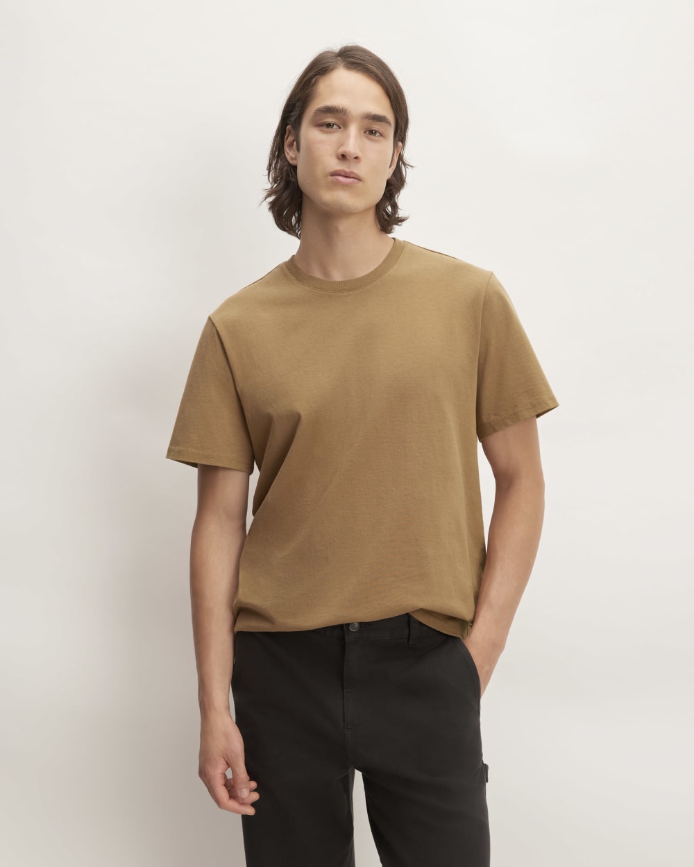 The Premium-Weight Relaxed Crew | Uniform | Toasted Coconut