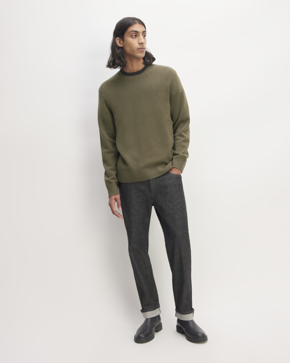 The Premium Merino Crew Neck Sweater | Kalamata