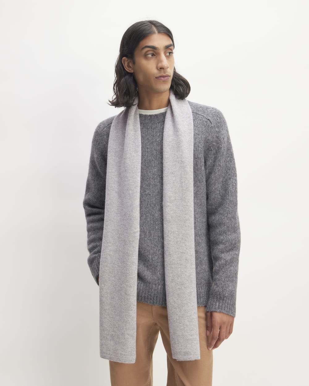 The ReCashmere Scarf |  Heathered Grey