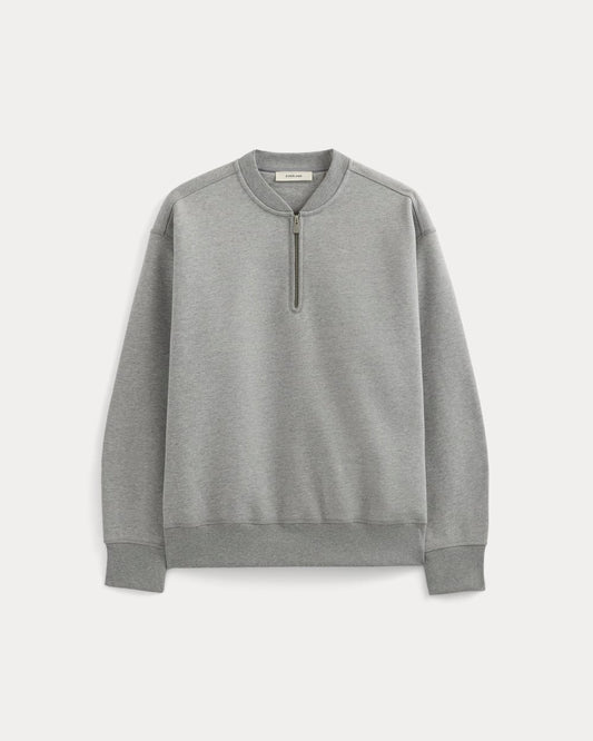 Luxe Fleece Half-Zip Pullover | Vintage Heather Grey