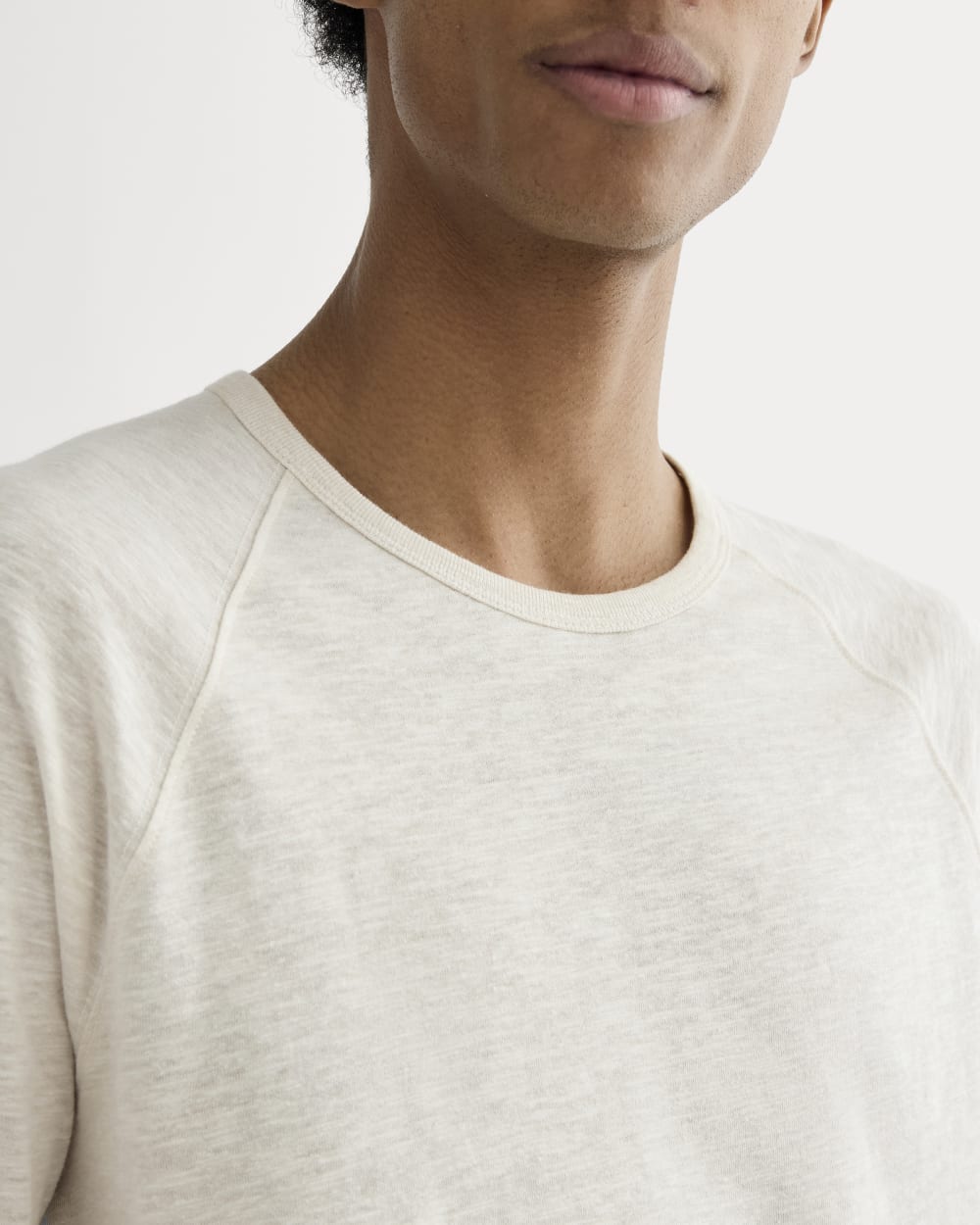 The Rec Long-Sleeve Crew | Heathered Oat