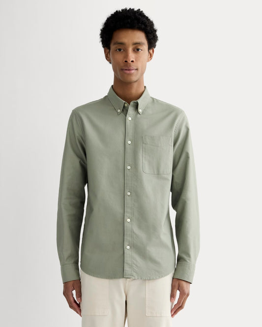 The Slim Oxford Shirt | Sage Green | Standard