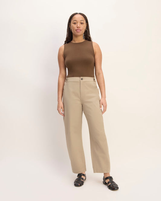 The Barrel Pant | Trench Coat Khaki