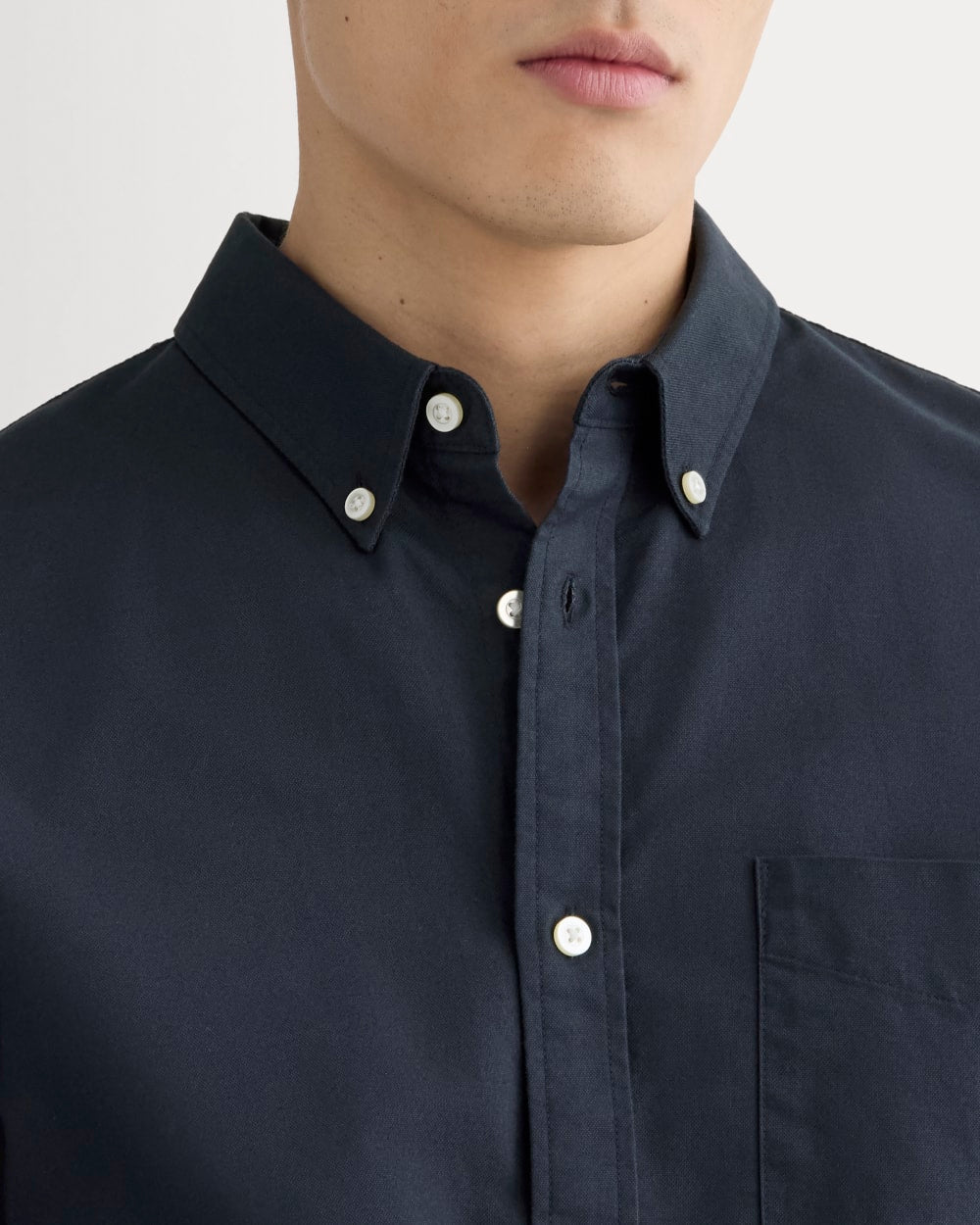 The Slim Oxford Shirt | Navy | Standard