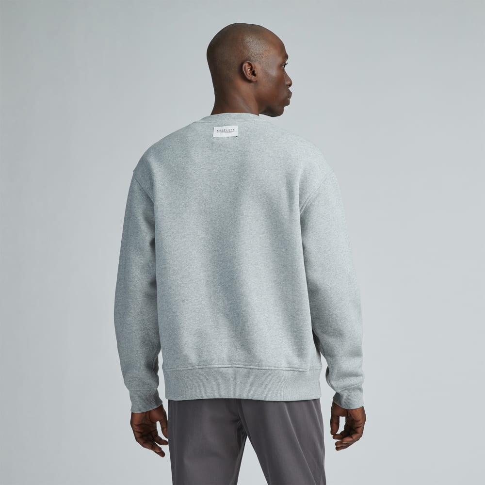 The ReTrack Crewneck Sweatshirt |  Heathered Grey