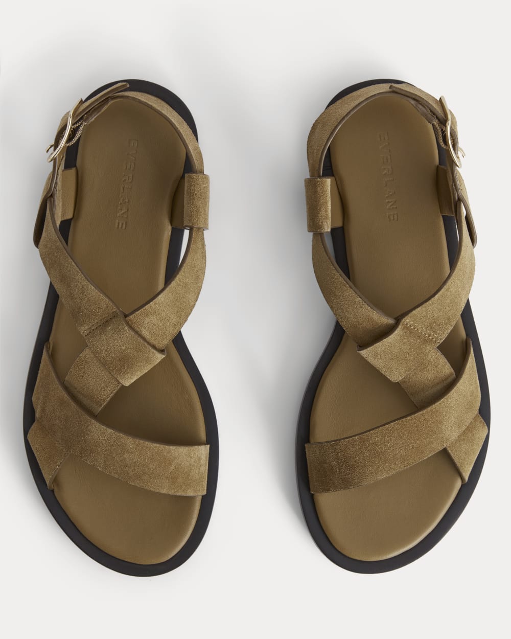 The City Strap Sandal | Sand Suede