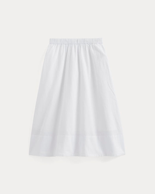 The Gauze Tiered Skirt | White