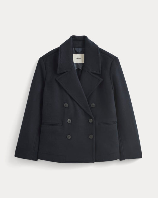 ReWool Short Peacoat | Deep Navy