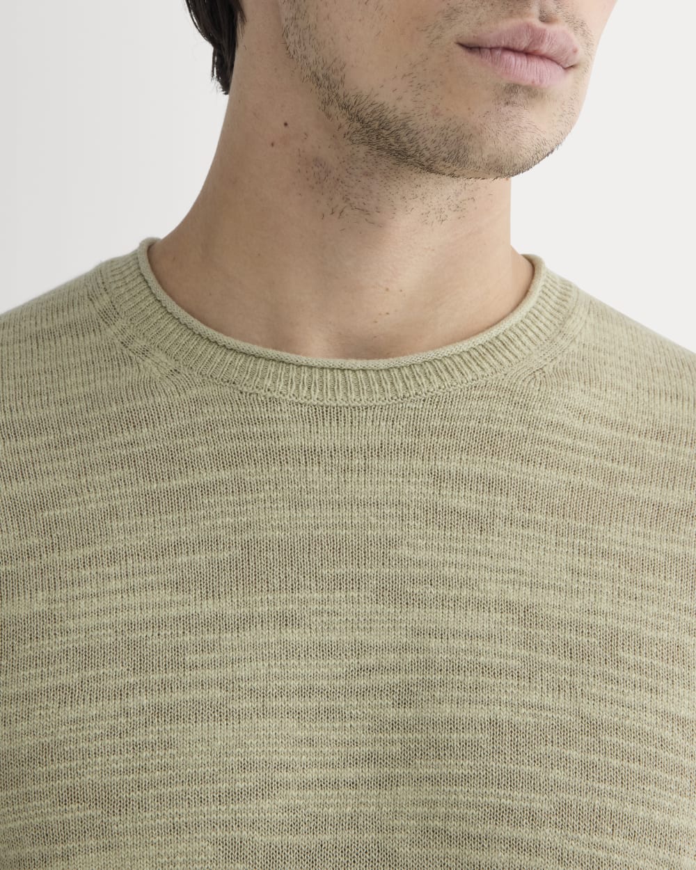 The Cotton Linen Pullover | Eucalyptus