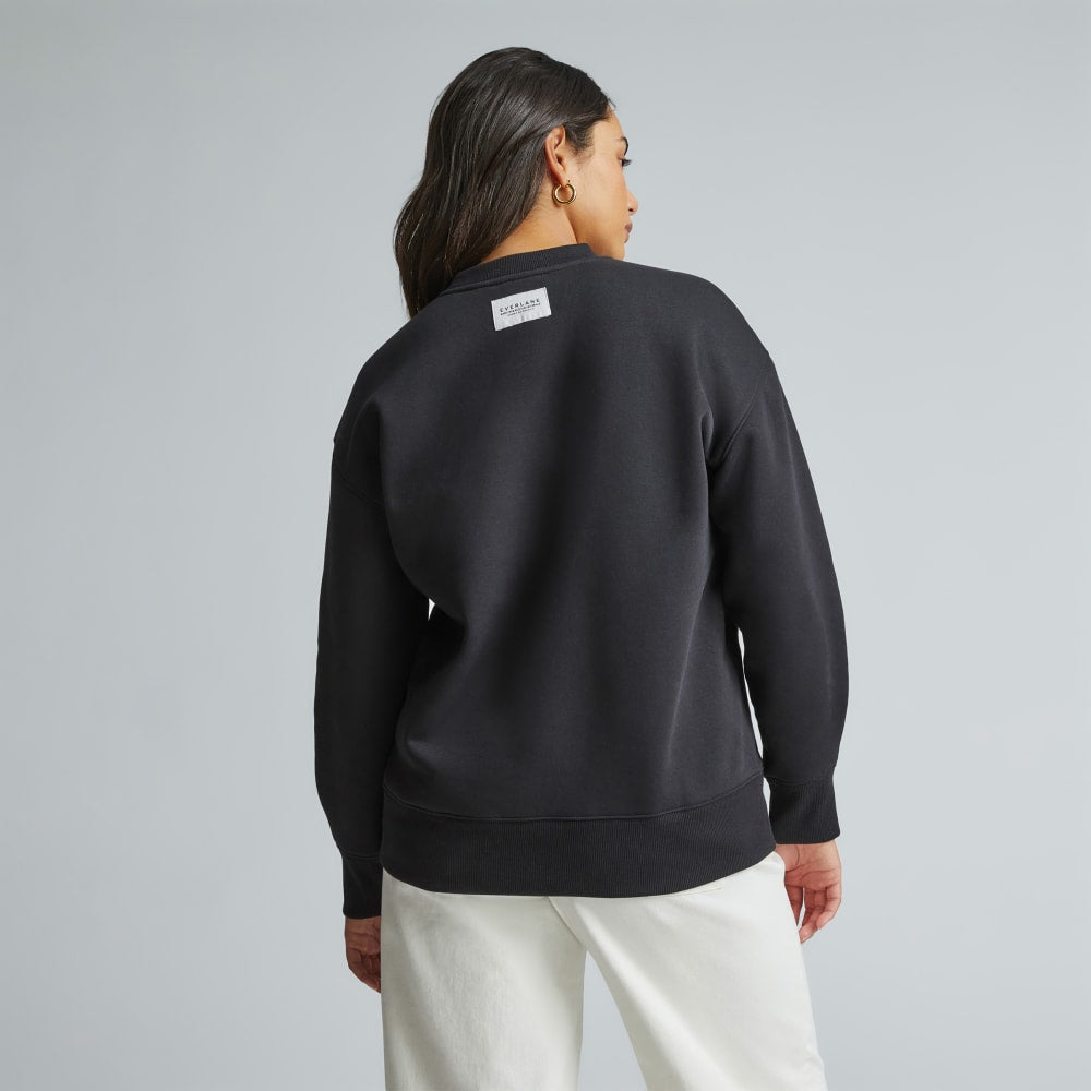 The ReTrack Oversized Crew | Black