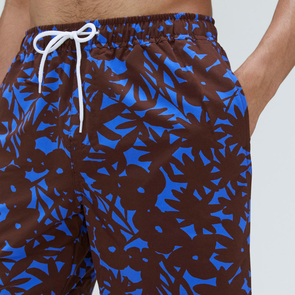 The ReNew Swim Short | Chicory Floral