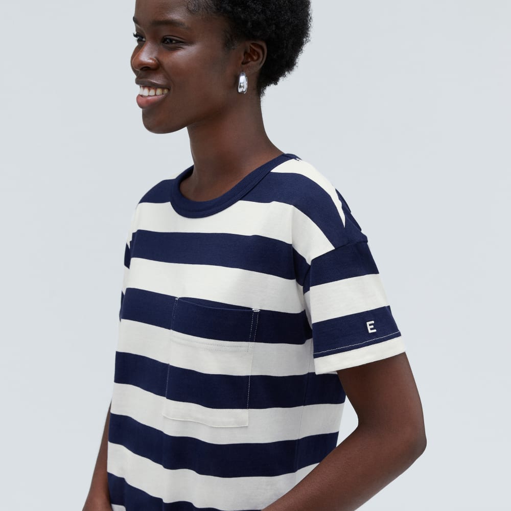 The Organic Weekend Maxi Dress | Navy / Canvas