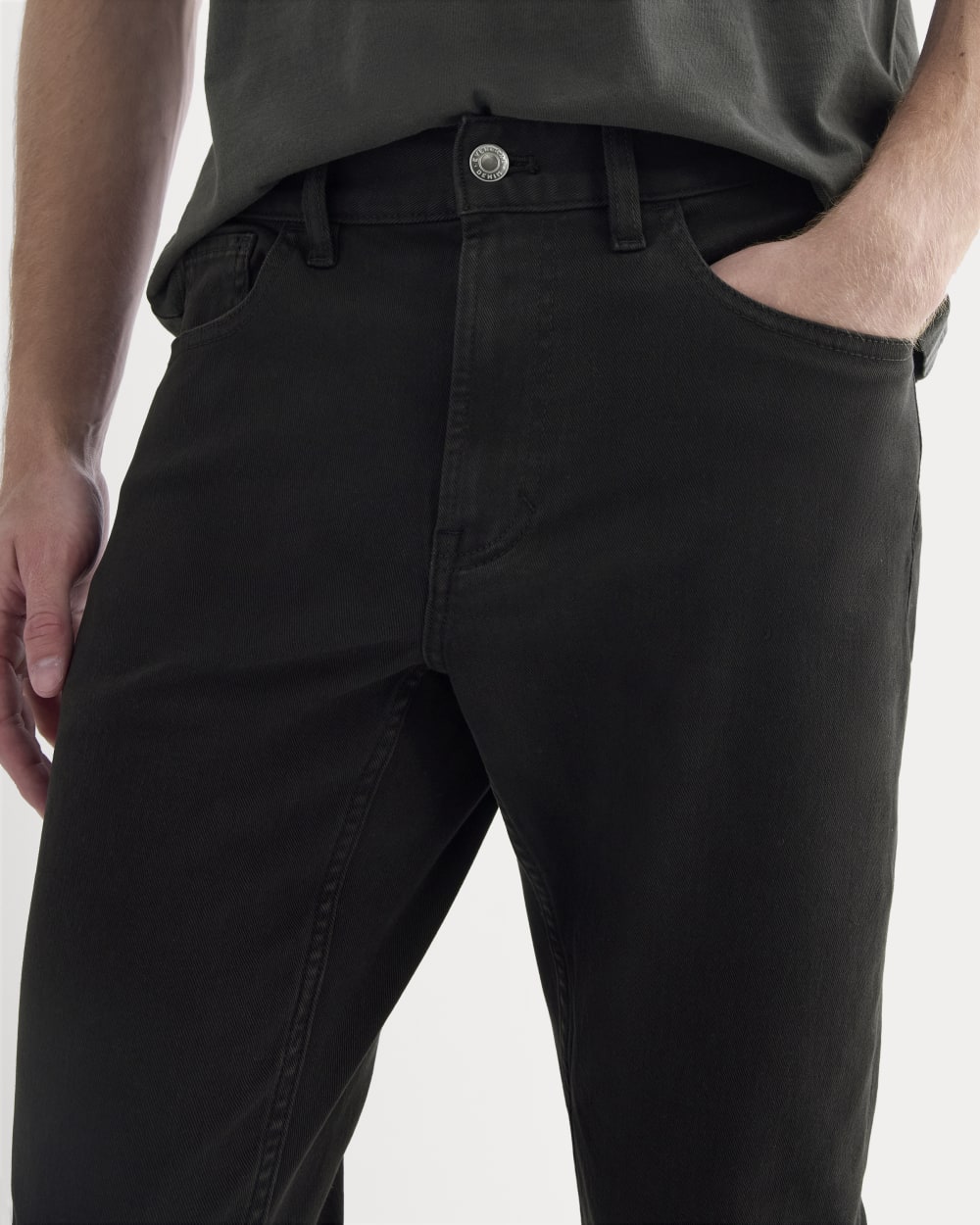 The Stretch Twill 5-Pocket Pant | Black