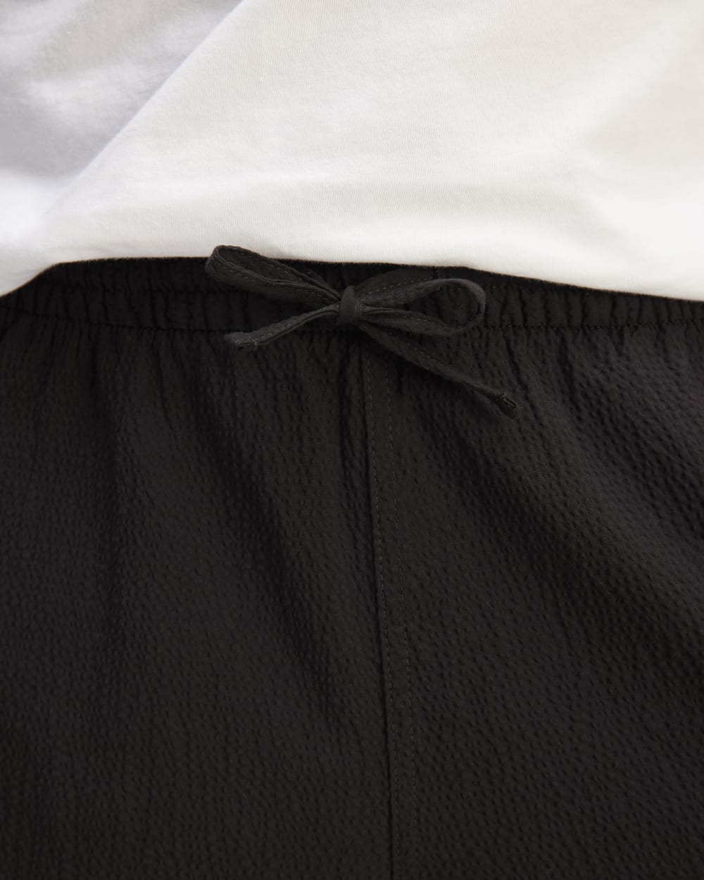 The Seersucker Short | Black