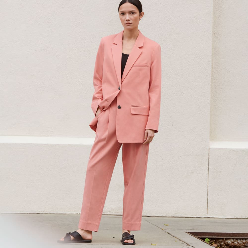 The Oversized Blazer in Buttersmooth | Tawny Pink