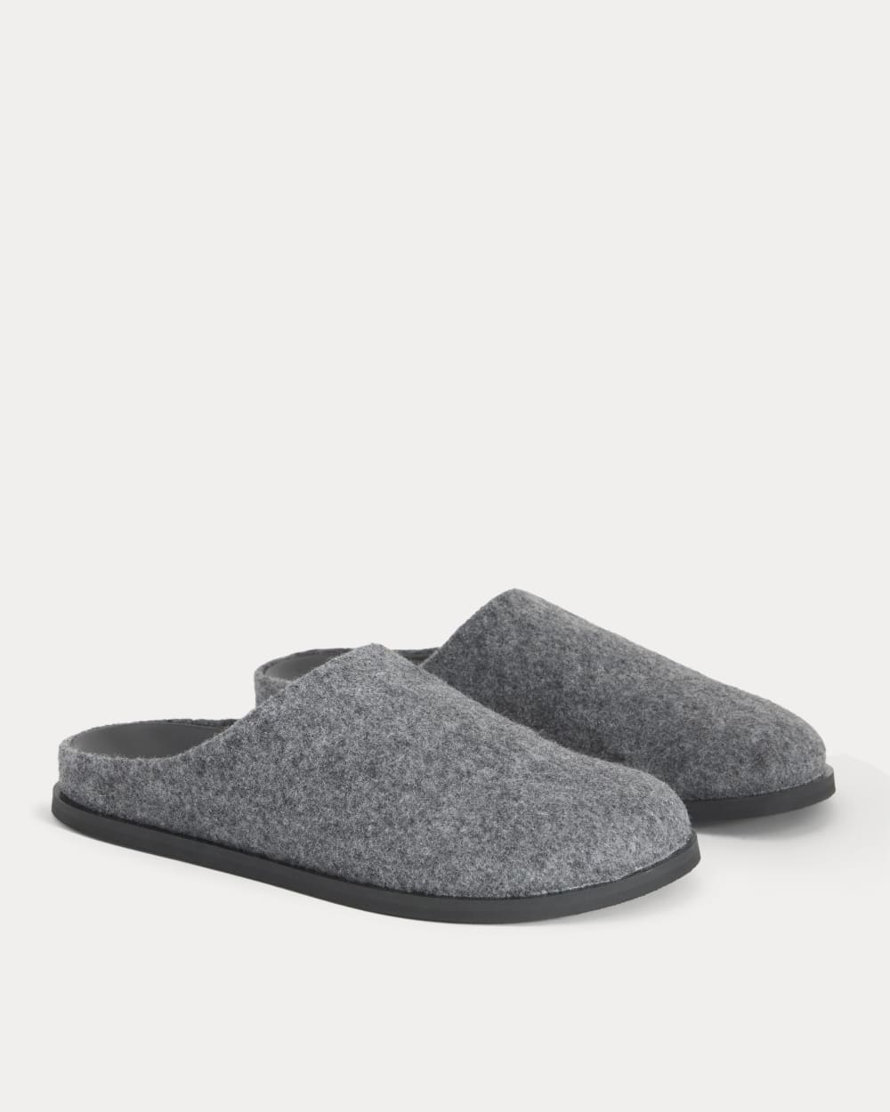 Wool Clog | Charcoal