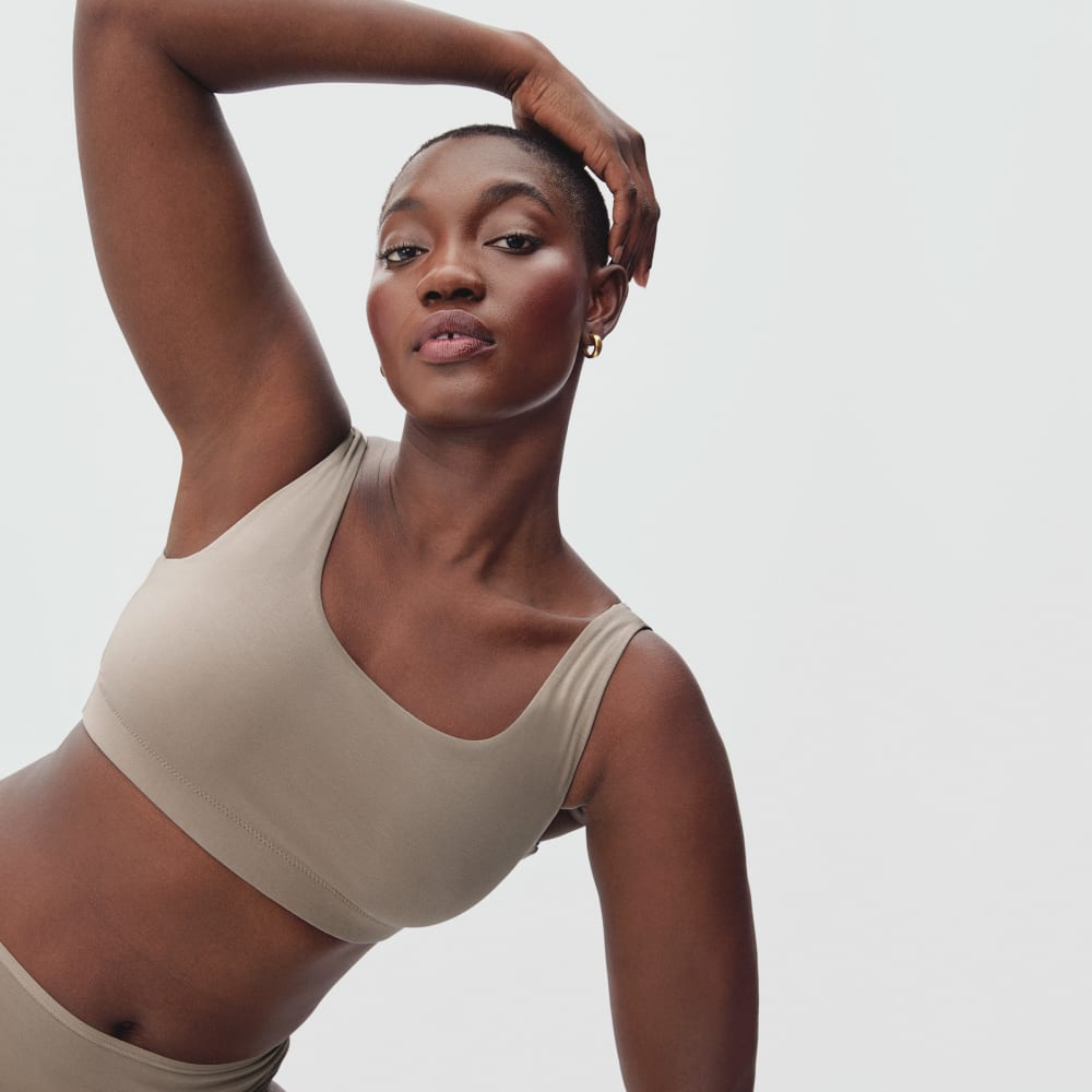 The Cotton Tank Bra | Burnt Sugar