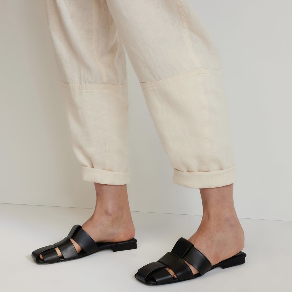 The Linen Pull-On Barrel Pant | Canvas