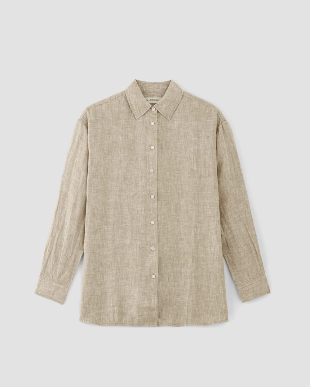 The Boyfriend Shirt in Linen | Cornstalk Chambray