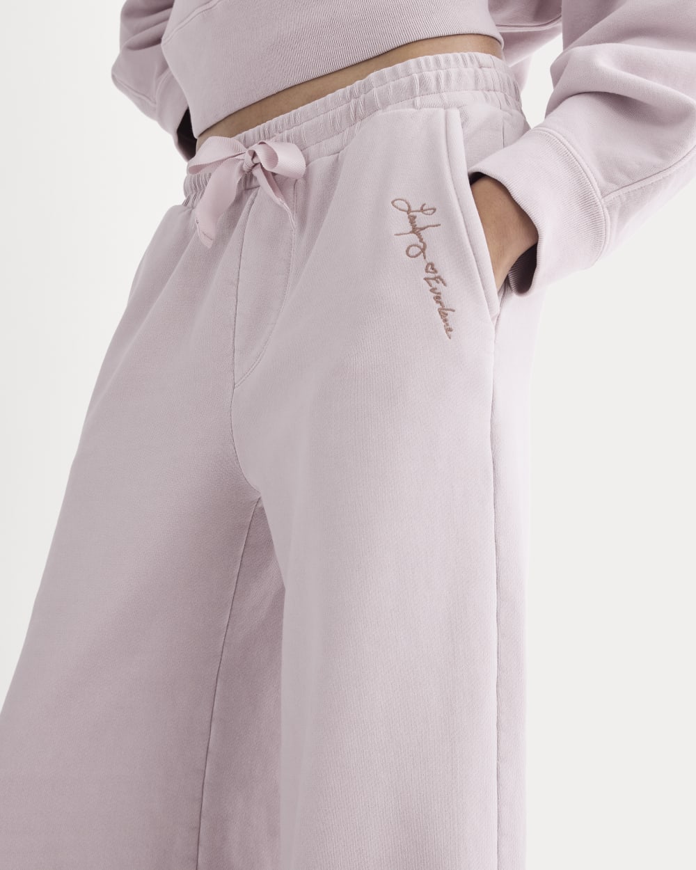 Everlane x The Laufey Foundation Wide-Leg Sweatpant | Burnished Lilac