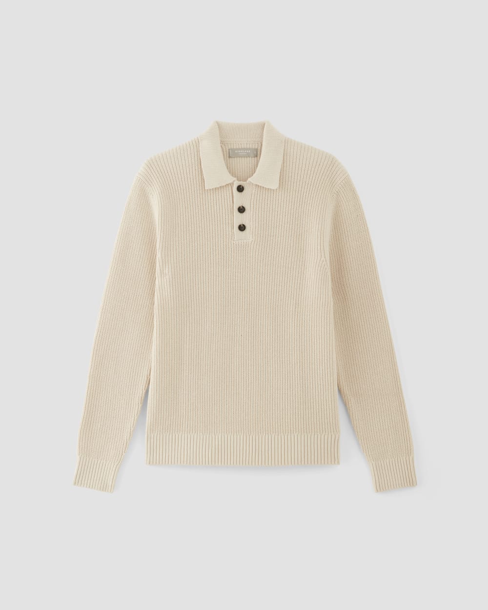 The Cotton Chunky Rib Polo | Canvas