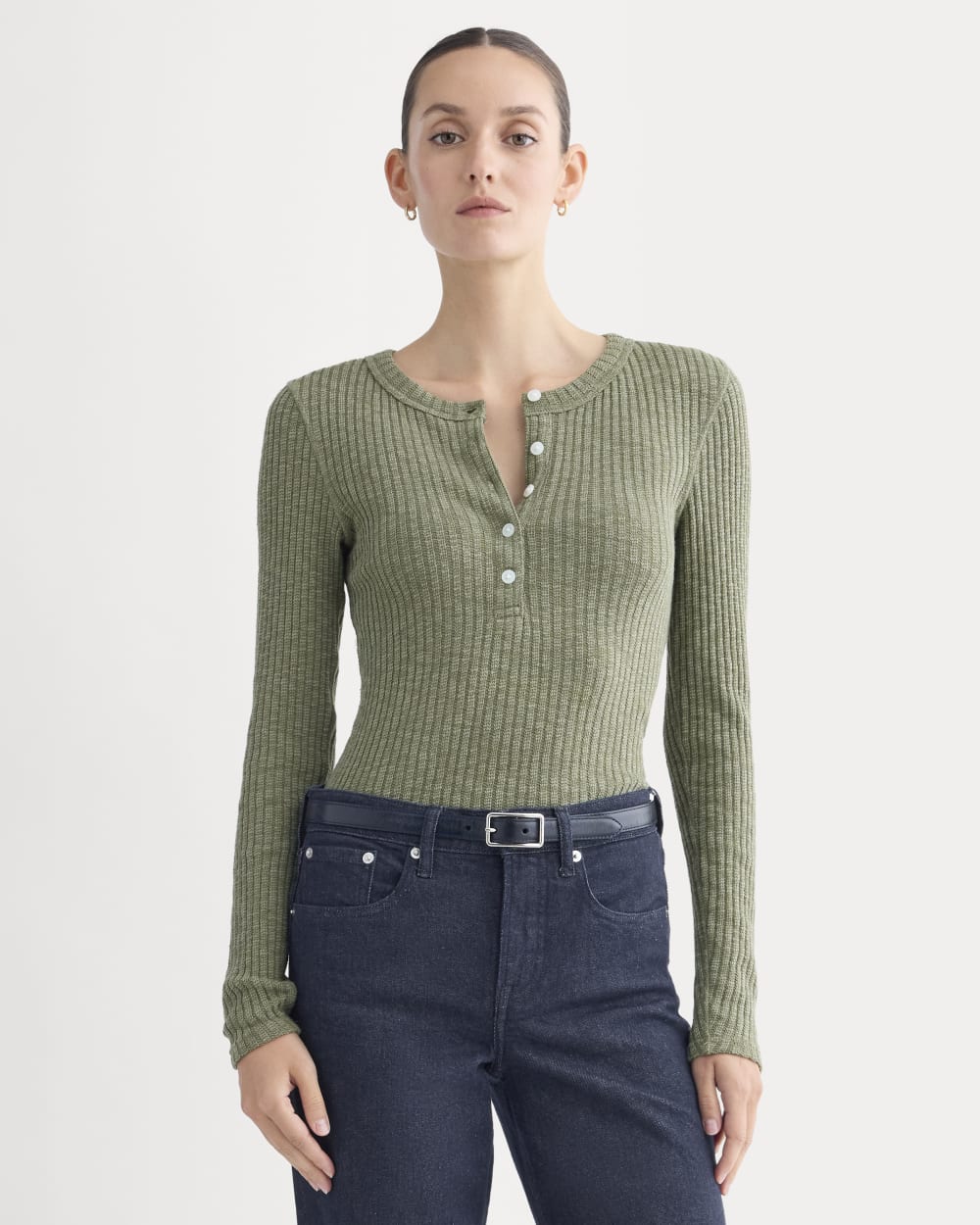 The Cozy Rib Henley | Kalamata