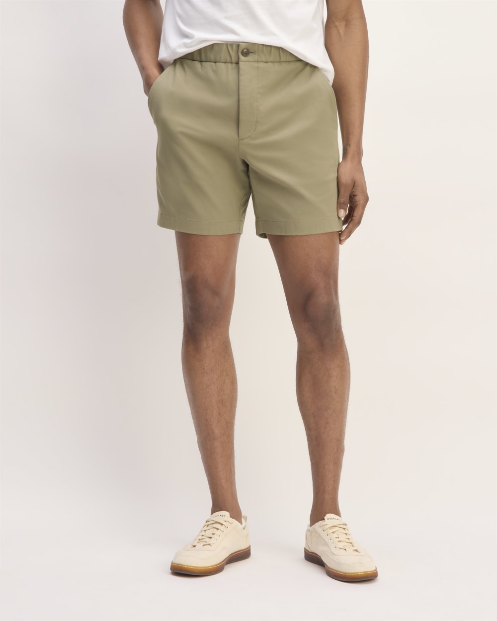 The Pull-On Performance Chino Short | Pale Green