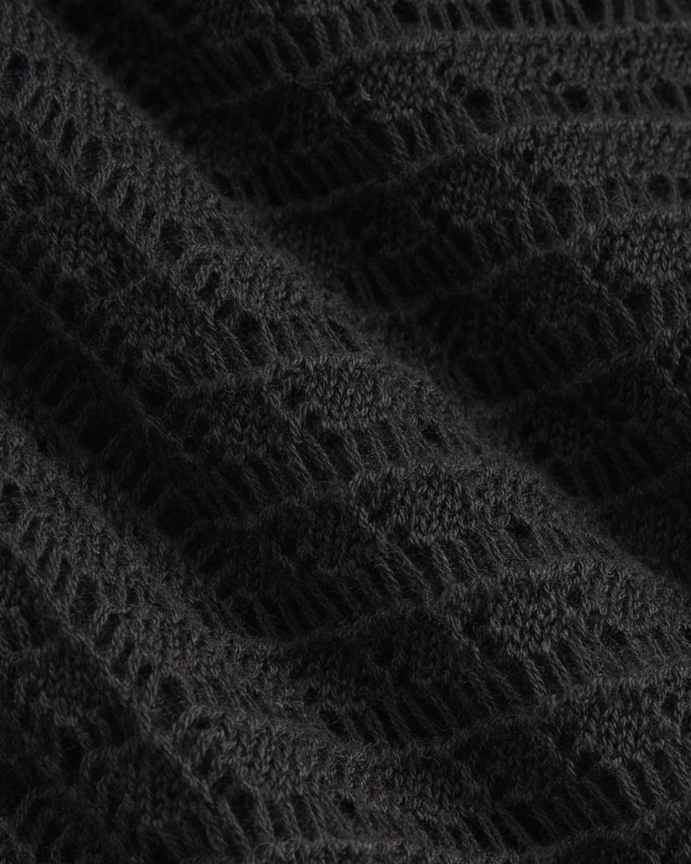 The Lace Knit Skirt | Black