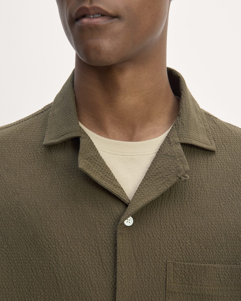 The Seersucker Short-Sleeve Shirt | Beech