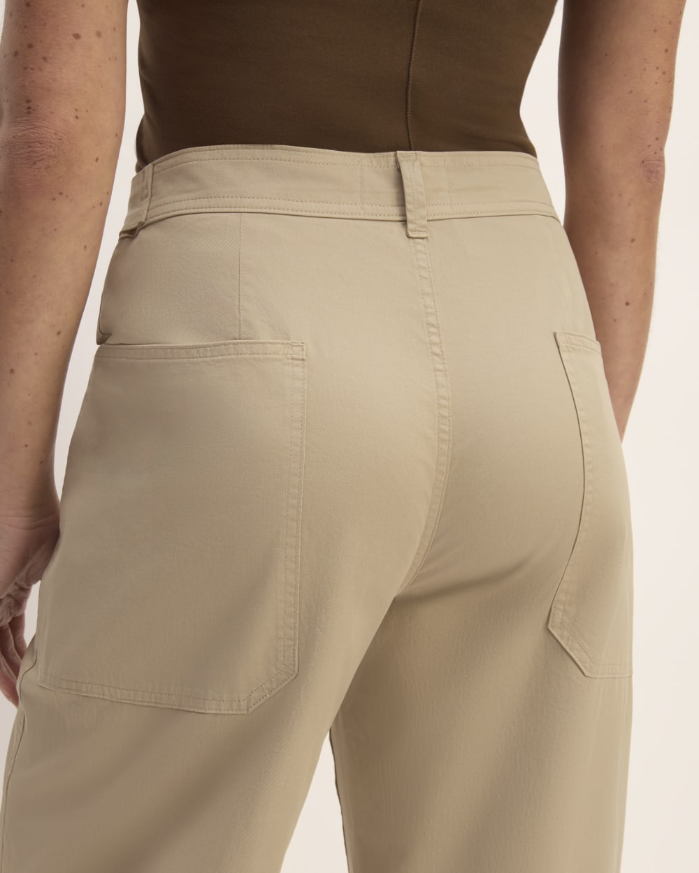 The Barrel Pant | Trench Coat Khaki