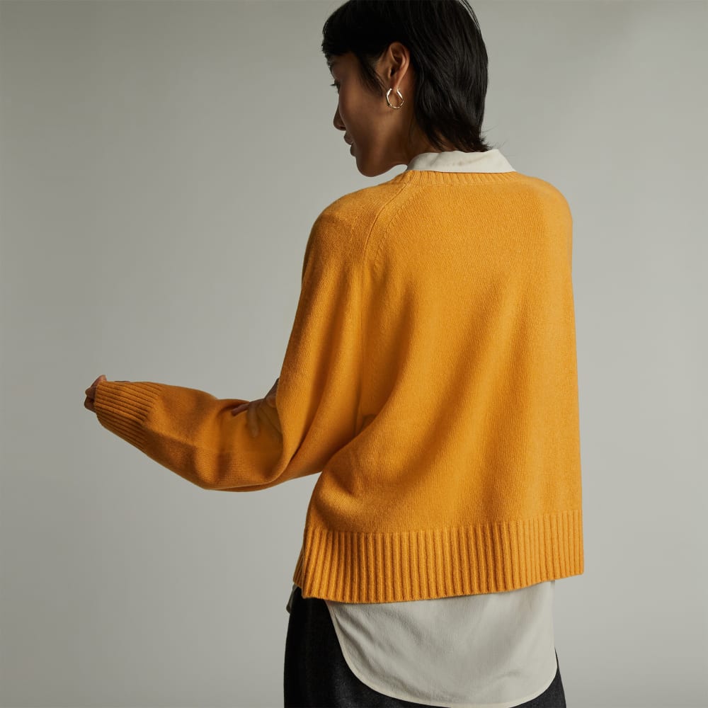 The Cashmere Boxy Crew | Kumquat