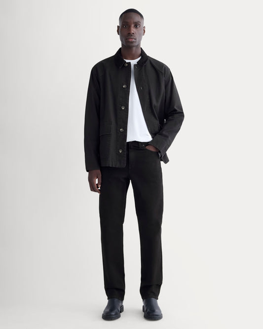 The Organic Cotton Straight-Leg Jean |  Black