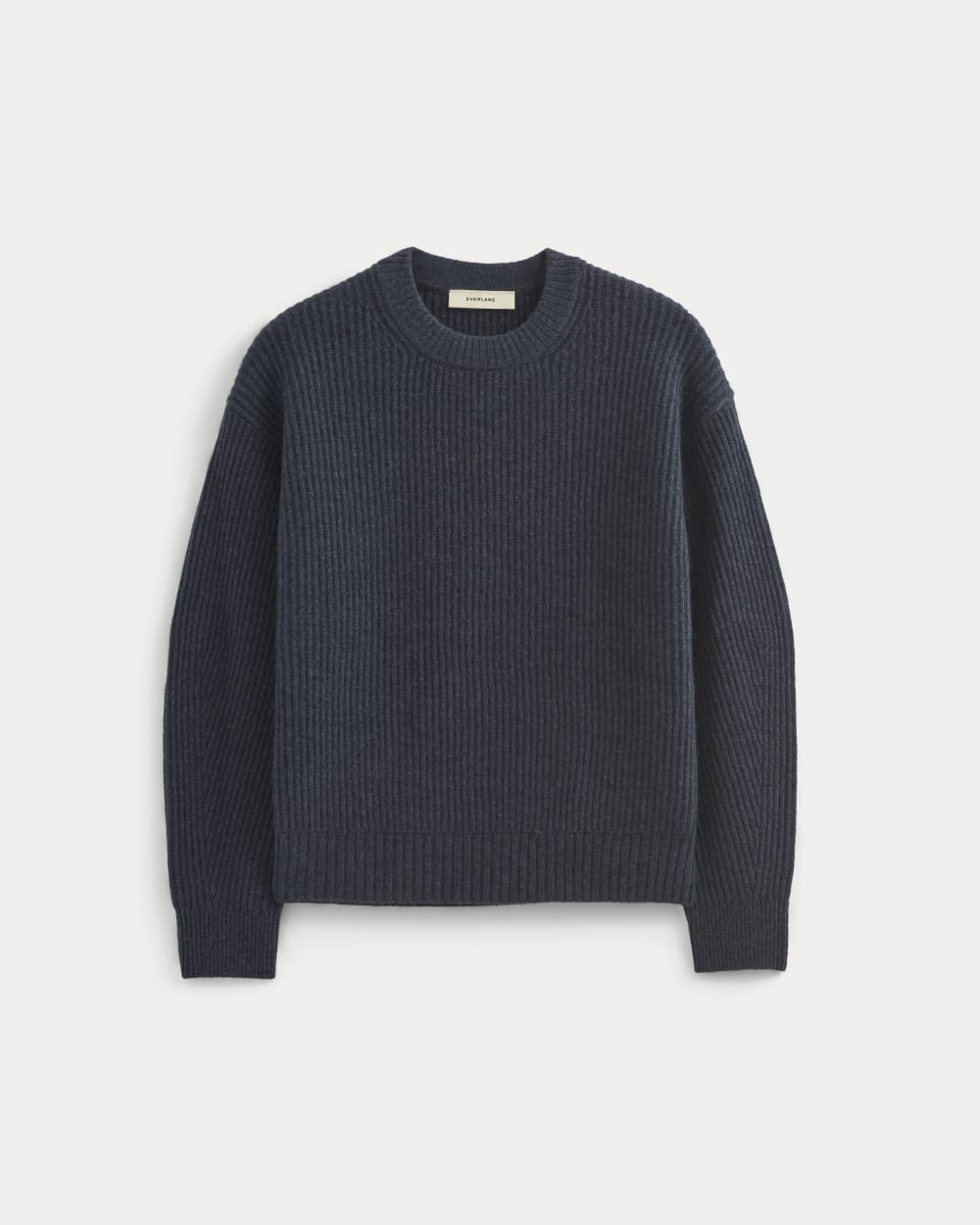 The Cocoon Crew in Wool Cashmere | Indigo