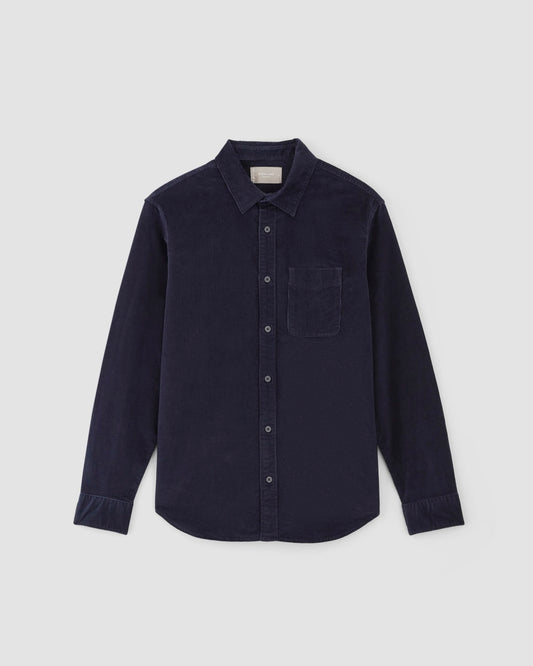 The Relaxed Corduroy Shirt  | Navy