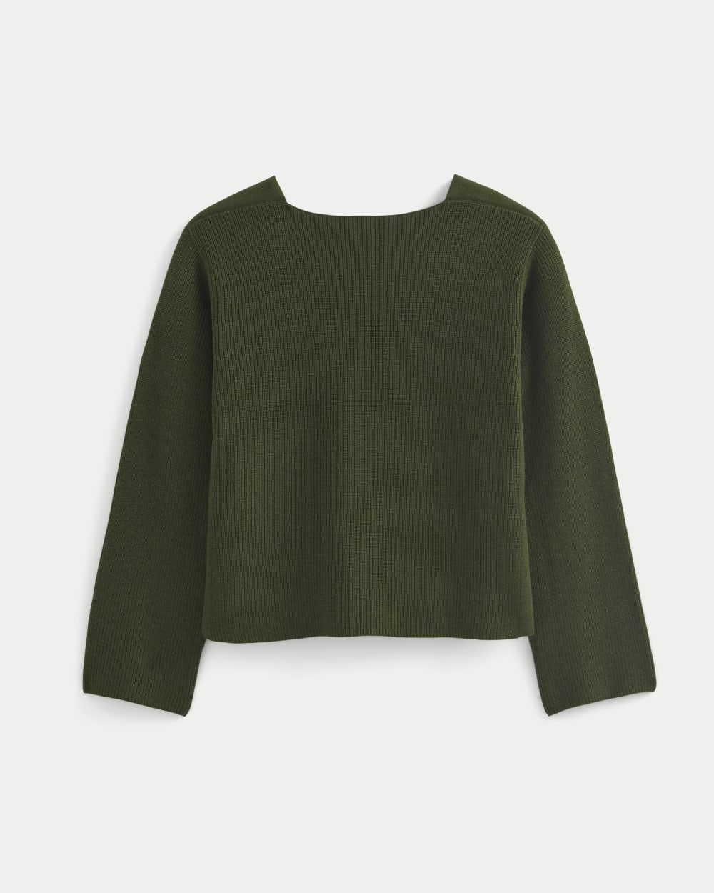 The Boatneck Top in Everyday Cotton | Dark Green
