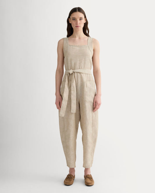 The Utility Coverall in Linen | Cornstalk Chambray