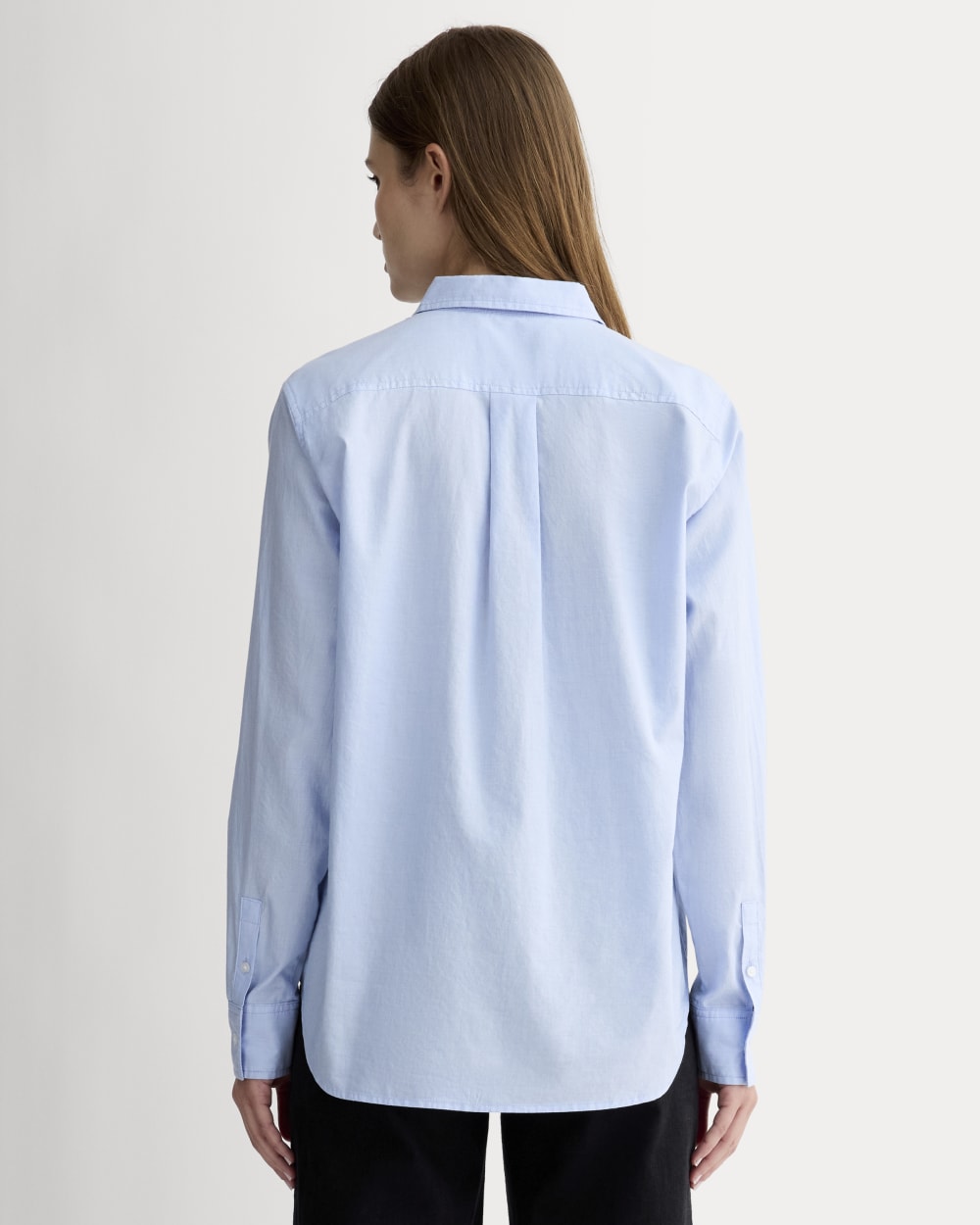 The Must-Have Shirt in Silky Cotton | Pale Blue