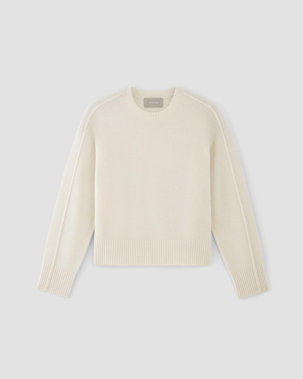 The Good Merino Wool Crewneck Sweater | Bone