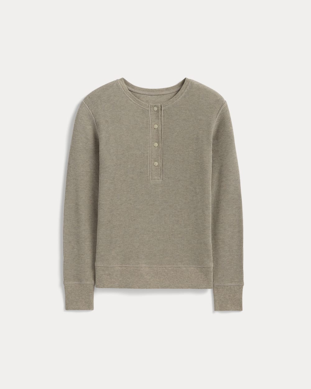 The Waffle Henley | Oatmeal Heather