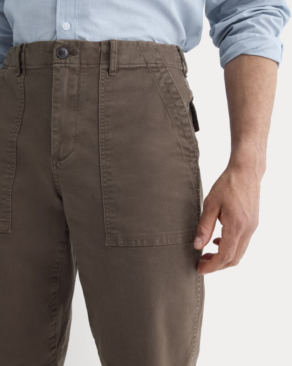 The Canvas Relaxed Pant | Earth Brown