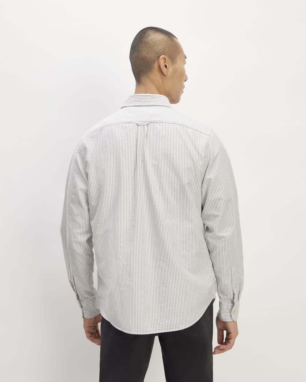 The Classic Oxford Shirt | Charcoal / White | Standard