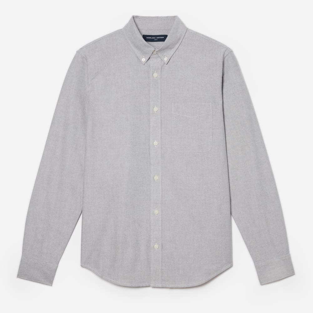 The Slim-Fit Japanese Oxford | Cloud Grey | Regular