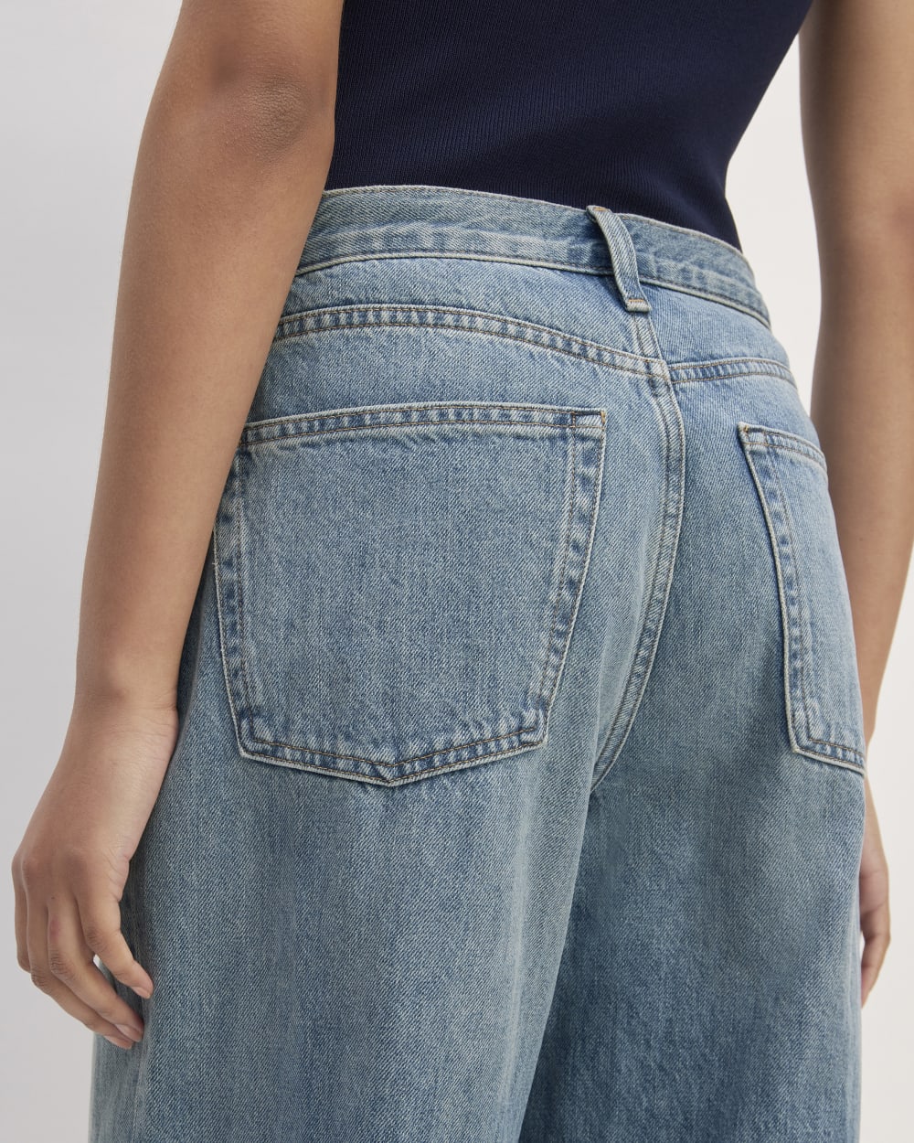 The Super Baggy Jean | Faded Indigo